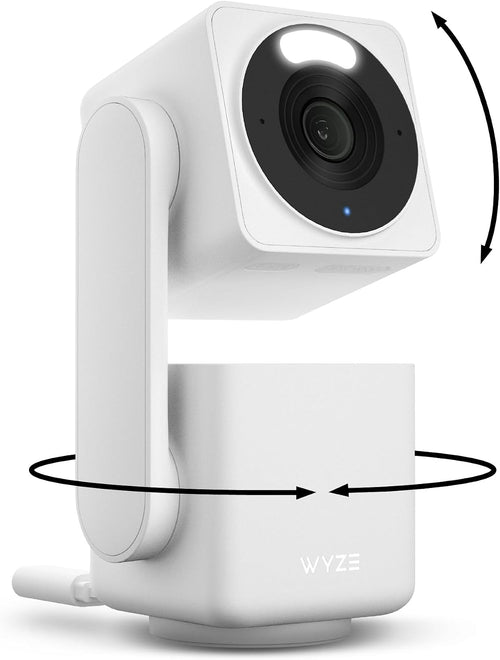 Wyze Cam Pan v4 – 4K Indoor/Outdoor Security Camera with 360° Pan/Tilt, Motion Tracking & 8X Zoom