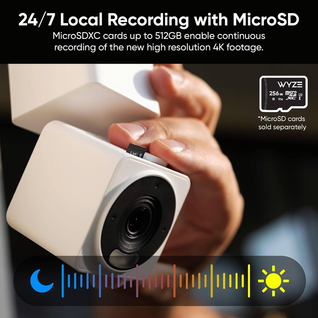 Cam Pan V4 4K Indoor/Outdoor Security Camera, 360° Pan/Tilt, 8X Zoom