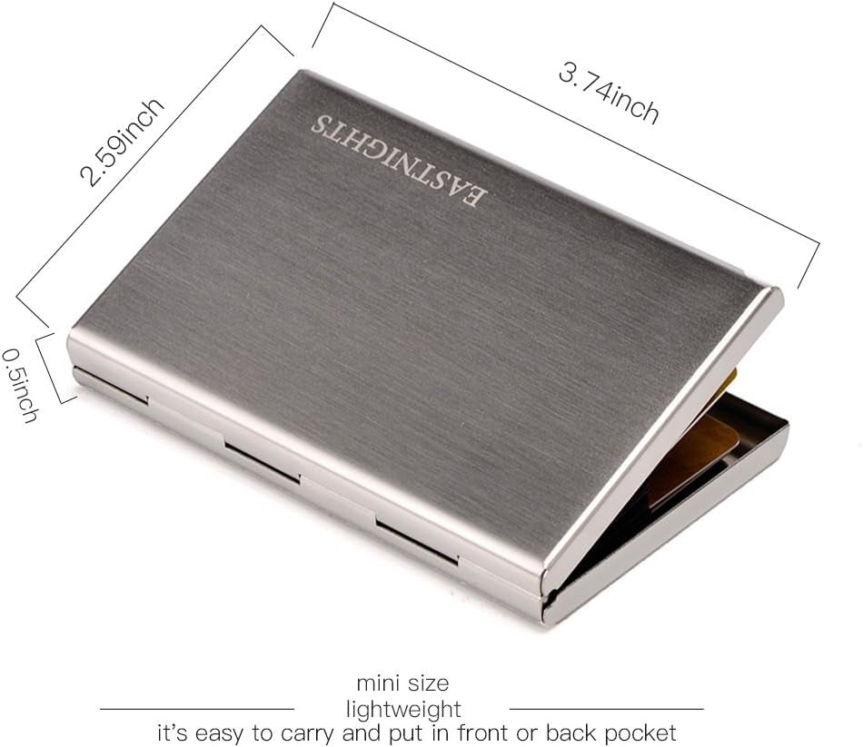 RFID Blocking Card Holder — Slim Metal Wallet with Scan Protection