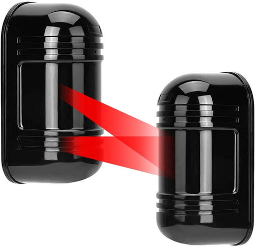 Dahszil Dual Laser Alarm Beam Sensor,300M Outdoor 60M Infrared Detector