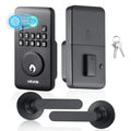 Fingerprint Door Lock Set, Electronic Biometric Deadbolt Keyless Entry Door Lock with Handle