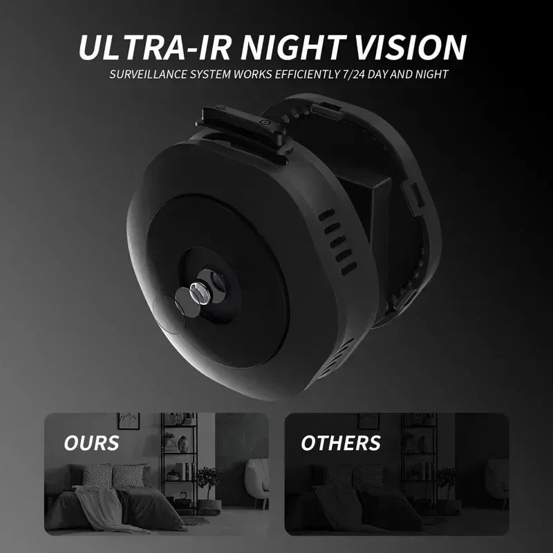 Mini 4K HD Wireless Security Camera with Night Vision & Audio