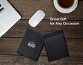 Leather AirTag Wallet — RFID Blocking Bifold with Hidden Tracker Pocket
