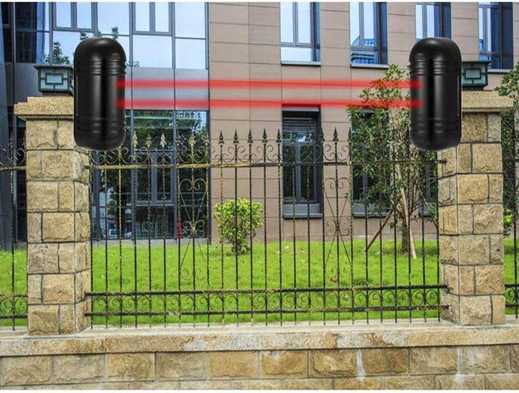 Dahszil Dual Laser Alarm Beam Sensor,300M Outdoor 60M Infrared Detector