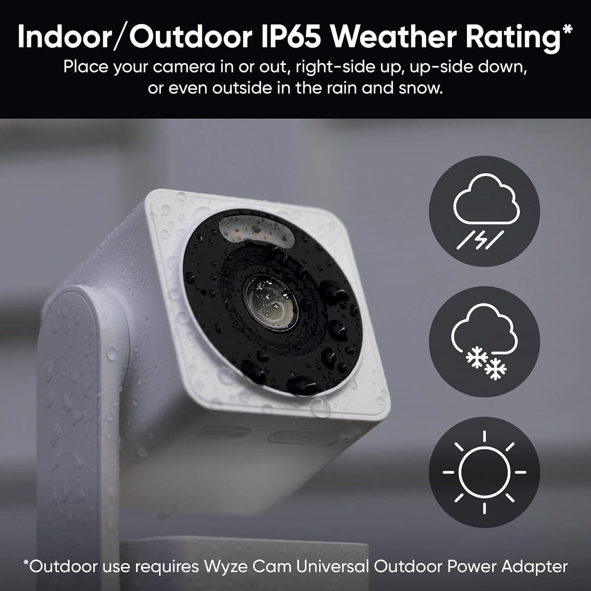 Cam Pan V4 4K Indoor/Outdoor Security Camera, 360° Pan/Tilt, 8X Zoom