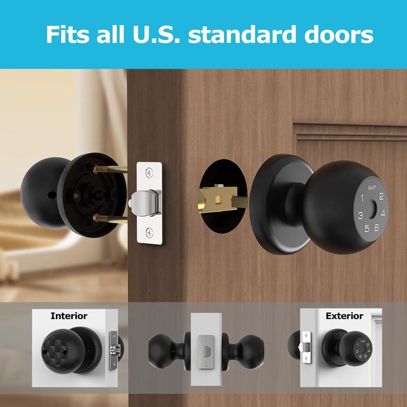 3-in-1 Smart Biometric Deadbolt Lock – Fingerprint, Keypad & App Control