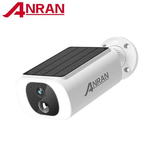 ANRAN 2K Solar Security Camera – Wireless Outdoor WiFi Cam with Floodlight & Color Night Vision