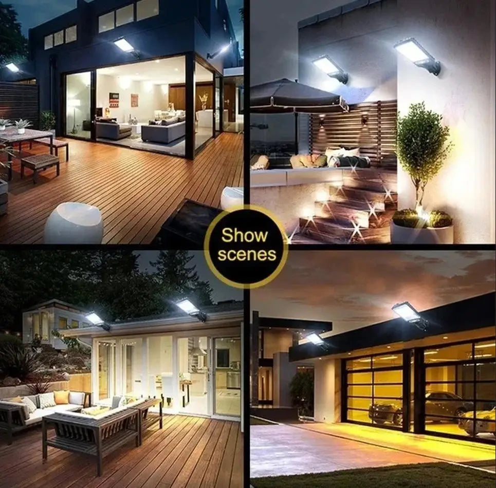 Wireless solar security light
