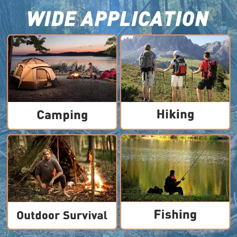 Perimeter Alarm Trip Wire Weatherproof Motion Detection Security Alert for Camping Hiking Outdoor Survival Early Warning Hunting
