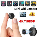 Mini 4K HD Wireless Security Camera with Night Vision & Audio