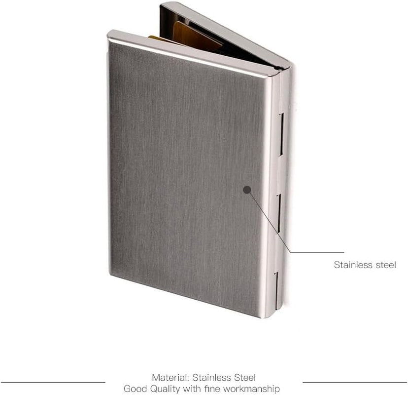 RFID Blocking Card Holder — Slim Metal Wallet with Scan Protection